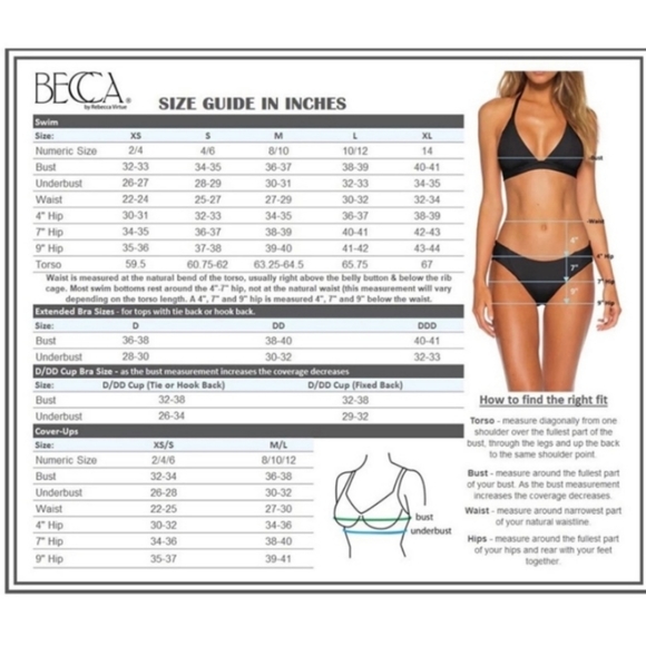 NEW BECCA Elaine Fine Line Color Code Bralette Bikini Top - Picture 7 of 7
